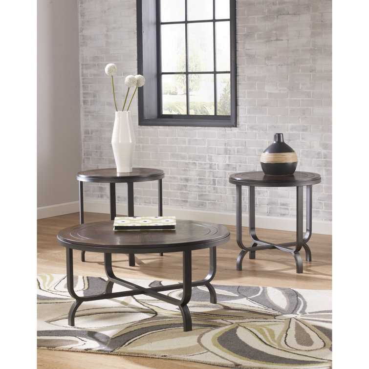 Gracie Oaks Babcock 3 Piece Living Room Table Set & Reviews Wayfair